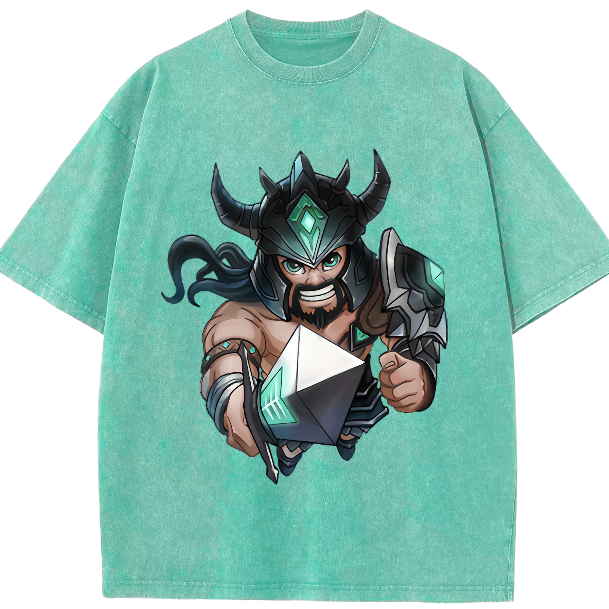 リーグ・オブ・レジェンド League of Legends LOL 綿100% ヴィンテージ風 半袖Tシャツ（フロントプリント）